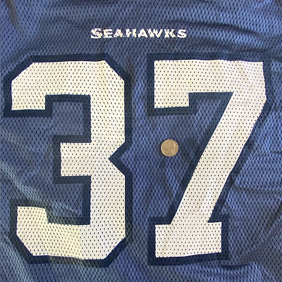 REEBOK NFL EQUIPMENT SEATTLE SEAHAWKS #37 SHAUN ALEXANDER JERSEY Size: MEDIUM - Picture 2 of 8